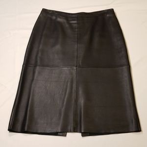 Banana Republic Genuine Leather Skirt